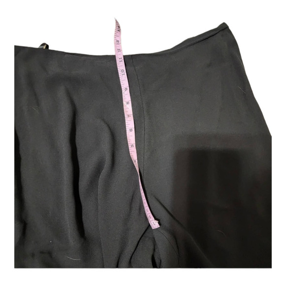 Eileen Fisher cropped zip up wide leg silk pants size medium - Picture 8 of 10